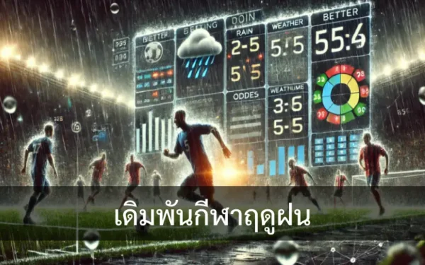 วิธีการนำทางความผันผวนของการเดิมพันกีฬาฤดูฝน