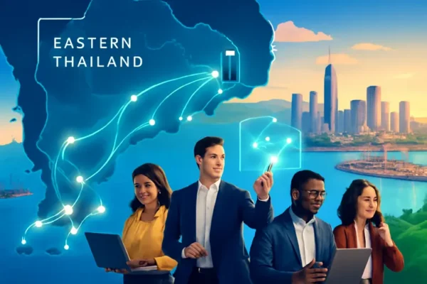 พลิกโฉมเน็ตไทย: ภาคตะวันออกพุ่งทะยานไม่หยุด! โครงข่ายอินเทอร์เน็ต